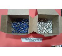 200 RIVETTO RIVETTI TARGA 4,8x12 100 BIANCHI 100 BLU FIAT ALFA ROMEO FERRARI