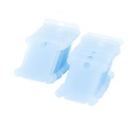 200 rocchetti per filo da ricamo, per punto croce, colore blu, 3,8 x 3,5 cm