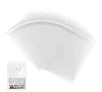 200 sacchetti A4 trasparenti autoadesivi, sacchetti autosigillanti in cellophane, sacchetti OPP sigillati per biscotti, dolci, buste