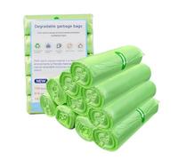 200 Sacchetti Biodegradabili 20L Unità Sacchetti Spazzatura Umido Compostabili 50X60cm Sacchetti Spazzatura, Buste Spazzatura della Cucina, Sacchetti Immondizia Organici per Cucina Ufficio Soggiorno