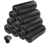 200 sacchetti della spazzatura da 20 l, riciclabili, per cucina, sacchetti per rifiuti biologici, particolarmente resistenti agli strappi e impermeabili, per la raccolta dei rifiuti e dei materiali