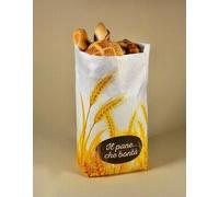 200 SACCHETTI PER ALIMENTI CARTA VELIN SPIGA 19X40 BIANCHI BUSTE