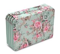 200 scomparti con cerniera per forniture artistiche - Custodia avvolgente di grande capacità per oltre 200 penne, pennarelli e matite colorate, portatile da viaggio per artisti e studenti (giungla),