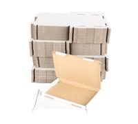 200 St Großbriefkarton-& Partita 230x160x20 MM din A5 Bianco Cartone Pieghevole