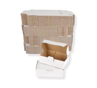 200 St Maxibriefkarton-& Partita 160x110x50 MM din A6 Bianco Cartone Pieghevole