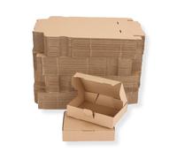 200 St Maxibriefkarton-& Partita 180x130x45 MM din A6 Braun Cartone Pieghevole