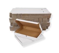 200 St Maxibriefkarton-& Partita 240x160x45 MM din A5 Bianco Cartone Pieghevole