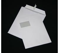 200 St Sacchetti di Spedizione Extra Forte 120 Tg. din A4 C4 Bianco Con Finestra