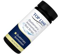 200 Strips - Quaternary Sanitizer Test Strips 0-500 ppm (QAC, Multi Quat Value Pack) - Quaternary Test Strips - Quat Test Strips for Food Service - Quat Sanitizer Strips - Quaternary Ammonium Test Kit