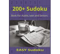 200+ Sudoku Easy: Perfect for quiet moments, travel, or daily brain exercise, this puzzle book makes learning and playing easy and enjoyable.