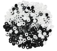 200 Tappi a Vite Monopezzo - Neri, Bianchi, in Plastica - Accessori e Ricambi