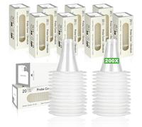 200 Pezzi Coprisonda Termometro Auricolare, Ricambi Per Termometro Auricolare per Braun, Coperchi Sonda Termometro Auricolare, Tappi di Ricambio per Termometro per Braun ThermoScan Modelli