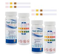 200 tester per acqua della piscina, test del pH 3 in 1, test dell'acqua potabile, kit di test PH, senza cloro/bromo, alcalinità totale