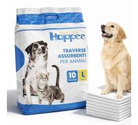 200 Traversine Cani 60x90 Super Assorbenti - 5 Strati con Fondo Impermeabile e Controllo Odori - Per Cuccioli, Cani Anziani e Gatti - Protegge Pavimenti, Tappeti e Cucce