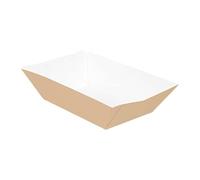 200 unità - Barchette 'Thepack' 120 g 220 g / m2 7,4 x 4,8 x 3,3 cm naturale cartone ondulato Nano-Micro