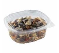 200 Vaschette per Alimenti 750cc Ovali Trasparenti PET Plastica - Insalata