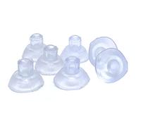 200 ventose per tavoli in vetro, in plastica trasparente, senza ganci, per la decorazione della casa (diametro 15 mm)