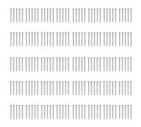 200 viti autoforanti, elementi di fissaggio in acciaio inossidabile 410 a testa svasata a croce, kit di viti autoforanti da 50 mm per il montaggio e la costruzione di metallo su le (Mch. 8-16)