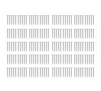 200 viti autoforanti, elementi di fissaggio in acciaio inossidabile 410 a testa svasata a croce, kit di viti autoforanti da 50 mm per il montaggio e la costruzione di metallo su le (Mch. 2-18)