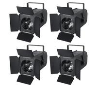 200 W COB Illuminazione per palcoscenico a LED Spot Luce dmx512 Bianco freddo/Caldo Effetti di illuminazione Proiettori per festa,Disco Chiesa Teatro,Illuminazione architettonica-4PCS