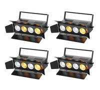 200 W COB Par, luce 2 in 1, effetto freddo/bianco caldo, 3200 K/6500 K, luce da palcoscenico con pannello oscurante, dmx512, faretto per palcoscenico, chiesa, club, feste, illuminazione per matrimoni,