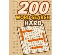 200 Word Search - Hard Level: Challenging Word Puzzle Book for Adults Brain-Boosting Fun Large Print Activity Book Bundle