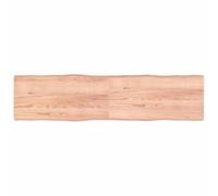 200 x 50 x (2 - 6 cm, in legno di quercia, colore marrone chiaro, finitura live edge, ricambio per cucina, ufficio