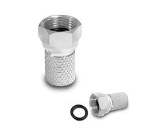 200 x connettore F 7 7,2 dado largo 7,4 mm + anello di tenuta cavo...