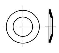 200 x M6/BN1374 DIN6796 1144944 rondella molla, testa svasata M6 D = 14 mm...