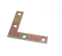 200 X Staffe Angolari Piatte In Acciaio Yzp 75Mm (3 Pollici) | Onestopdiy Ne