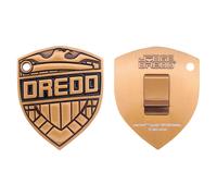 2000 AD Judge Dredd Edizione Limitata Replica In Metallo Dorato Placcato