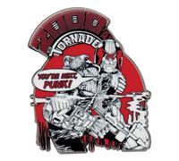 2000 Ad Spilla Badge Judge Dredd You're Next Punk Edizione Limitata Fanattik