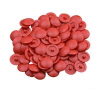 2000 copriviti in plastica compatibili con viti a testa piatta a croce da 7 ~ 8 mm di diametro utilizzato per mantenere l'aspetto pulito delle viti (rosso)