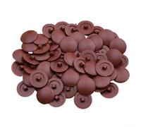 2000 copriviti in plastica compatibili per viti a testa piatta a croce da 7 a 8 mm di diametro, utilizzati per mantenere l'aspetto pulito delle viti (marrone rosso)