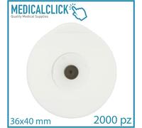 2000 Elettrodi per ECG monouso pregellati foam elettrocardiogramma 36x40mm FIAB