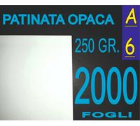 2000 FF A6 CARTA PATINATA OPACA STAMPANTI LASER FOTO CARTOLINE 250 gr