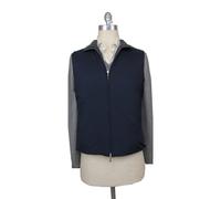 €2000 Fiori Di Lusso Giacca In Lana Blu Navy Pura - (FDL215256)