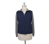 €2000 Fiori Di Lusso Giacca In Lana Blu Piena - (FDL215255)