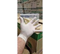 2000 guanti in lattice (20 scatole) monouso Mumu Bianco Taglia S