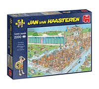 Jumbo - Puzzle Jan van Haasteren: Accumulazione in piscina - 2000 Pezzi