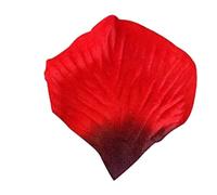 2000 petali di rosa artificiali in seta, decorazione for eventi romantici, feste, San Valentino, proposta, anniversario, floreale Per Compleanno(Red black)