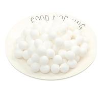 2000 Pezzi 10mm Pompon Cotone Pompom Palla Mini Ponpon Palline Deco Pom Pon Natalizi Pom Pom Colorati Piccoli Pon Pon Passamaneria Pompon Piccole Pon Pon per Fai da Te (23_ Bianco)