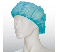 2000 pezzi Barett aspirante sorella cappe testa da Hygiene Vlies Cappe una volta da Barett Cappe Op Cappe marca bicap in sacchetto di plastica - bianco, blu, verde, giallo o rosa - Misure 48, 53 o 58 cm, colore verde