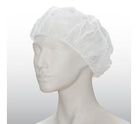 2000 pezzi Barett aspirante sorella cappe testa da Hygiene Vlies Cappe una volta da Barett Cappe Op Cappe marca bicap in sacchetto di plastica - bianco, blu, verde, giallo o rosa - Misure 48, 53 o