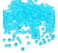 2000 pezzi - Cristalli decorativi in acrilico, 4mm, glitter, decorazione da spargere, gioielli da tavolo, scintillanti, pietre decorative, cristalli, confetti, diamanti per decorazioni fai-da-te