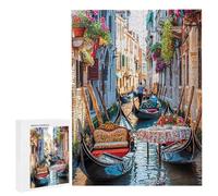 2000 Pezzi di Puzzle, Città dell'acqua di Venezia2000 Pezzi di Puzzle per Adulti, Regalo di Anniversario e Natale, Decorazione Della Casa, Prevenzione Della Degenerazione Cerebrale Negli Anziani v826