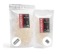 2000 pezzi - Dimensione 1 - Capsule Caps - Capsule capsule separate - Capsule vuote di manzo trasparente - Non è necessario aprire prima (2000)