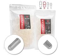 2000 pezzi metà capsule separate | Taglia 00 | Capsule di bovina GELATINE | Capsule vuote con volume di riempimento | Trasparente