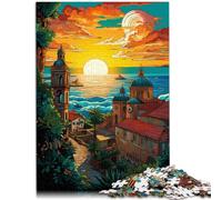 2000 pezzi puzzle per adulti Dubrovnik città mura sollievo dallo stress adatto per la decorazione della scrivania 70 x 100 cm per adolescenti dai 14 anni in su