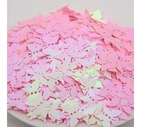 2000 pezzi rosa farfalla partito glitter coriandoli PVC per fidanzamento matrimonio doccia nuziale compleanno San Valentino decorazioni